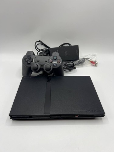 Console playstation ps2 slim - console,