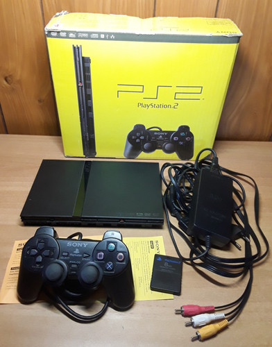 Console playstation ps2 slim - ps2,
