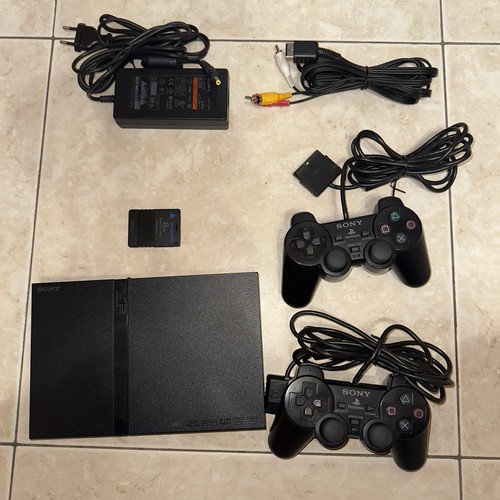 Sony ps2 slim - black, +
